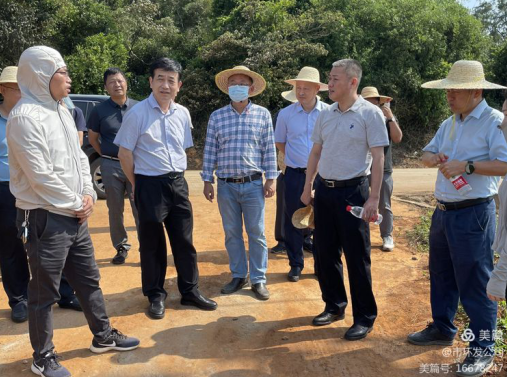 ?？谑凶匀毁Y源和規(guī)劃局局長吳雄帶隊(duì)調(diào)研龍灣片區(qū)土地整治項(xiàng)目